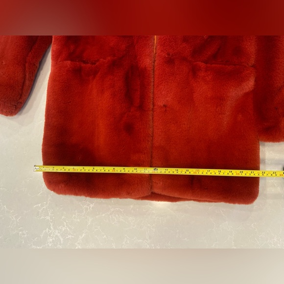 Apparis Sophie Faux Fur Coat Ginger - Picture 15 of 15